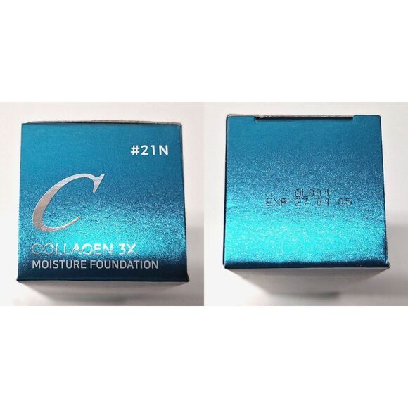 NIB ENOUGH COLLAGEN 3X Moisture Foundation #21N Clear Beige  SPF 15 3.38 fl oz - Picture 5 of 5